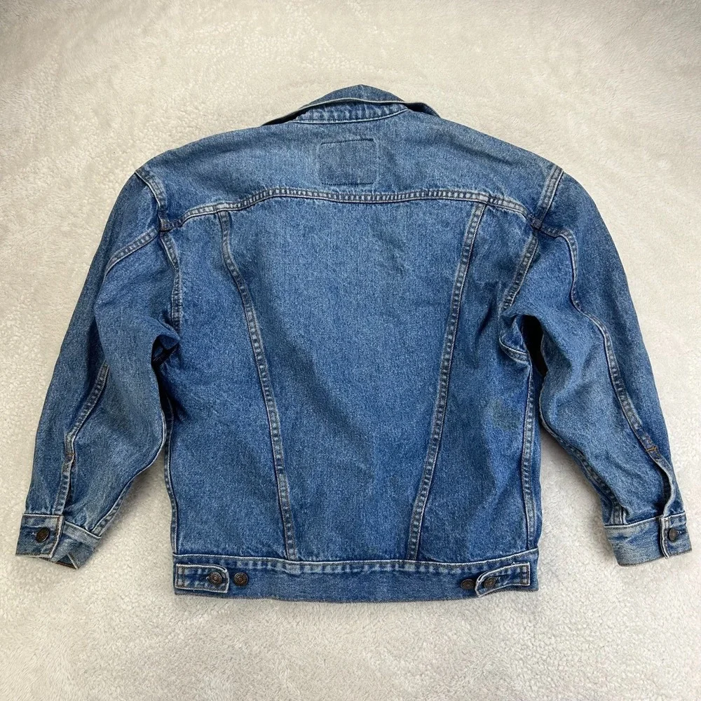 Vintage 90s Levi's Type III Trucker Denim Jean Jacket Mens S Blue Classic 